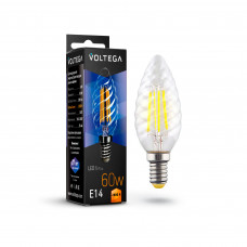 Лампа Voltega Crystal SLVG10-CC1E14warm6W-F