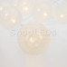 Тайские фонарики «Пломбир» 1.5 м, 10 LED, прозрачный ПВХ, цвет свечения теплый белый, 2 х АА (батарейки не в комплекте) NEON-NIGHT