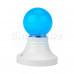 Лампа шар e27 3 LED ∅45мм - синяя, SL405-113