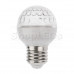 Лампа шар e27 10 LED ∅50мм синяя 24В, SL405-613