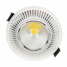 CLD042W1 Дзета Белый+Хром LED Св-к Встраив.